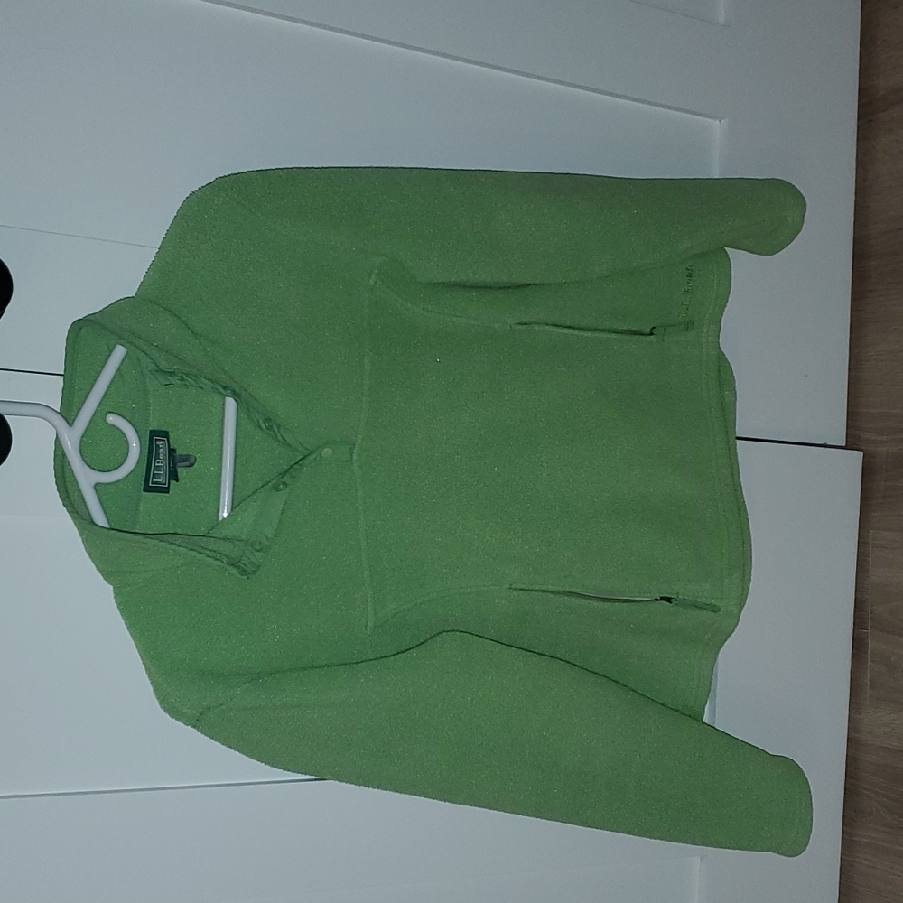 L.L.Bean Medium Green Fleece